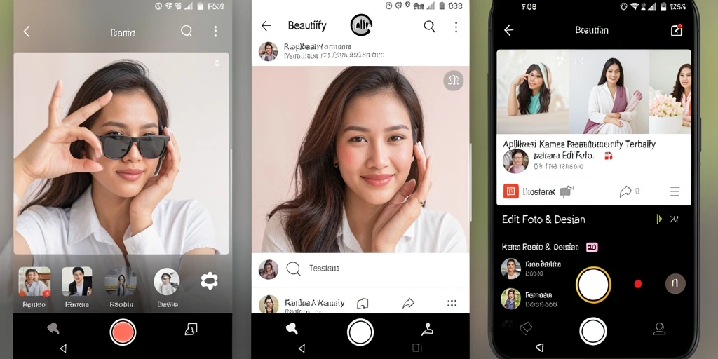 Antarmuka F08 yang intuitif dan fungsional untuk editing foto.